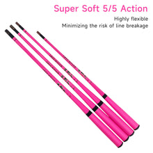 Load image into Gallery viewer, 1PC 1.2/1.5/1.8/2.1M Ultra-Light Stream Fishing Rod 5/5 Action Bait Finesse System Retractable Carbon Pole For Beginners Including Storage Bag
