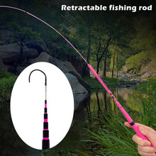 Load image into Gallery viewer, 1PC 1.2/1.5/1.8/2.1M Ultra-Light Stream Fishing Rod 5/5 Action Bait Finesse System Retractable Carbon Pole For Beginners Including Storage Bag

