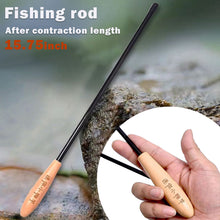 Load image into Gallery viewer, 1PC 1.2/1.5/1.8/2.1M Retractable Stream Bait Finesse System Rod High Carbon Fiber Ultra-Light Short Section Pole For Kids Beginners
