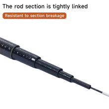 Load image into Gallery viewer, 1PC 1.2/1.5/1.8/2.1M Retractable Stream Bait Finesse System Rod High Carbon Fiber Ultra-Light Short Section Pole For Kids Beginners
