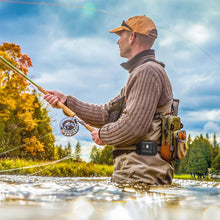 Load image into Gallery viewer, 1PC Flying Fishing Rod Stand Belt And Molle Straps Installation Thickened Reinforced Fishing Rod Anti-Drop Fastener Hook And Loop Strap Fixed
