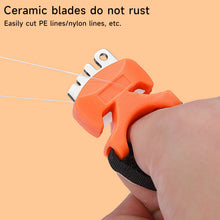 Load image into Gallery viewer, 1PC Multi-Function Stainless Steel Ring Cutter Ceramic Blade For PE Nylon Line Split Ring Opener Fishing Gear Supplies
