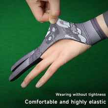 Load image into Gallery viewer, 1PC Professional Three-Finger Billiards Gloves Anti-Slip And Breathable Ice Silk Snooker Gloves For Left Hand

