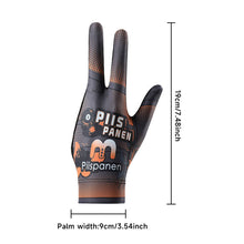 Load image into Gallery viewer, 1PC Professional Three-Finger Billiards Gloves Anti-Slip And Breathable Ice Silk Snooker Gloves For Left Hand
