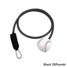 Load image into Gallery viewer, 10-30LBS Baseball Trainer with Latex Resistance Cord Pitching and Hitting Rebound Practice Tool Posture Correction Resistance Band
