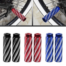 Load image into Gallery viewer, 1 Pair Bicycle Aluminum Alloy Rear Pedals Bike Rear Seat Load-Bearing Passenger Footrest Cycling Accessories
