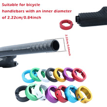 Load image into Gallery viewer, 1PC 8/12MM Bicycle Grip Lock Ring Handlebar End Fixing Collar Aluminum Alloy Handlebar Decorative Accessories

