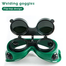 Load image into Gallery viewer, Professional Welding Flip Up Safety Goggles Head Worn Anti Glare And Splash Proof Welding Goggles Labor Protection Safety Equipment

