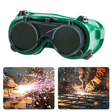 Load image into Gallery viewer, Professional Welding Flip Up Safety Goggles Head Worn Anti Glare And Splash Proof Welding Goggles Labor Protection Safety Equipment
