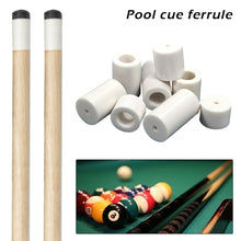 Load image into Gallery viewer, 1PC 14MM Billiard Cue Plastic Ferrule Anti-Explosion Cap for Big Head Cue Pool Cue Repair Parts
