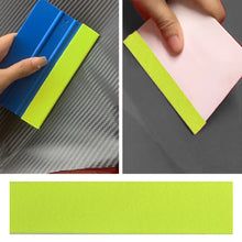 Load image into Gallery viewer, Car Wrap Blade Scraper Soft Felt Cloth Edge Vinyl Squeegee Window Tint Tool No Scratch Protect Buffer Patch Self Adhesive Felt Edge
