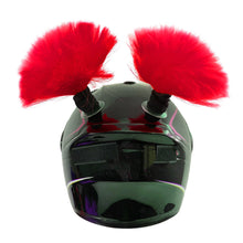 Load image into Gallery viewer, 2pcs Helmet Decoration Braids Motrocycle Helmet Accessories Plush Braids Pigtail Decoration for Motorcycle Bicycle Hair Patches Wig
