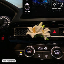 Load image into Gallery viewer, Car Air Outlet Perfume Clip Lily Shape Car Air Freshener Peach Blossom Aroma Diffuser Car Decoration Accessories Fresh Air
