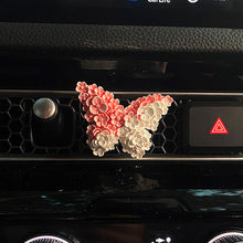 Load image into Gallery viewer, Car Flower Tulip Air Outlet Perfume Clip Butterfly Car Air Freshener Peach Blossom Aroma Diffuser Car Decoration Accessories Fresh Air
