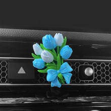 Load image into Gallery viewer, Car Flower Tulip Air Outlet Perfume Clip Butterfly Car Air Freshener Peach Blossom Aroma Diffuser Car Decoration Accessories Fresh Air
