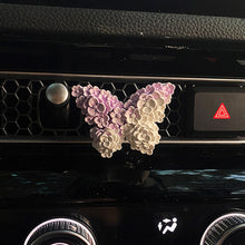 Load image into Gallery viewer, Car Flower Tulip Air Outlet Perfume Clip Butterfly Car Air Freshener Peach Blossom Aroma Diffuser Car Decoration Accessories Fresh Air
