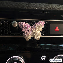 Load image into Gallery viewer, Car Flower Tulip Air Outlet Perfume Clip Butterfly Car Air Freshener Peach Blossom Aroma Diffuser Car Decoration Accessories Fresh Air
