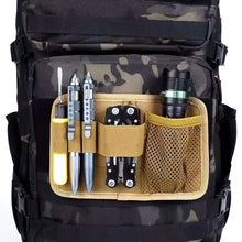 Load image into Gallery viewer, Tactical Bag Insert Modular Elastic Organizer Holder EDC Insert Pouch Panel Hook Back Holder Backpack Vest Accessory
