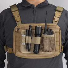 Load image into Gallery viewer, Tactical Bag Insert Modular Elastic Organizer Holder EDC Insert Pouch Panel Hook Back Holder Backpack Vest Accessory
