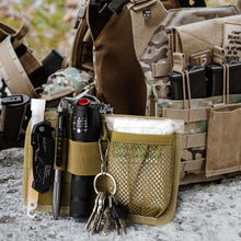 Load image into Gallery viewer, Tactical Bag Insert Modular Elastic Organizer Holder EDC Insert Pouch Panel Hook Back Holder Backpack Vest Accessory
