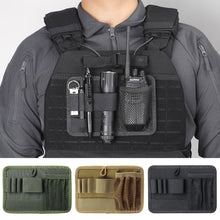 Load image into Gallery viewer, Tactical Bag Insert Modular Elastic Organizer Holder EDC Insert Pouch Panel Hook Back Holder Backpack Vest Accessory

