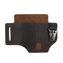 Load image into Gallery viewer, Tactical Bag Leather Insert Pouch Modular Accessories Organizer Panel Key Holder EDC Waist Tool Pouch Hunting Organizer
