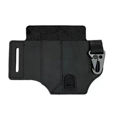 Load image into Gallery viewer, Tactical Bag Leather Insert Pouch Modular Accessories Organizer Panel Key Holder EDC Waist Tool Pouch Hunting Organizer
