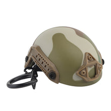Load image into Gallery viewer, Mini Tactical FAST Helmet Shape Keychain Bottle Opener Gift Decorations Bar Beer Kitchen Gadget Outdoor Camping Tool
