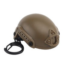 Load image into Gallery viewer, Mini Tactical FAST Helmet Shape Keychain Bottle Opener Gift Decorations Bar Beer Kitchen Gadget Outdoor Camping Tool
