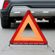 Load image into Gallery viewer, Car Emergency Breakdown Warning Reflective Tripod Red Triangle Reflector Road Safety Hazard Car Portable Foldable Stop Sign
