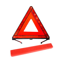 Load image into Gallery viewer, Car Emergency Breakdown Warning Reflective Tripod Red Triangle Reflector Road Safety Hazard Car Portable Foldable Stop Sign
