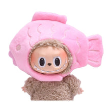 Load image into Gallery viewer, For 17cm Labubu Doll Clothes Cute Fish Chicken Leg Headwear Doll Accessories Lovely Outfit Gifts for Girls Friends
