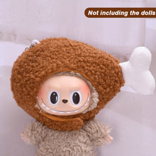 Load image into Gallery viewer, For 17cm Labubu Doll Clothes Cute Fish Chicken Leg Headwear Doll Accessories Lovely Outfit Gifts for Girls Friends
