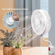 Load image into Gallery viewer, Flexible Fan with 360° Bendable Neck Space-Saving Plug-in Adjustable Direction &amp; Quiet Cooling for Dorm/Travel/Kitchen
