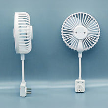 Load image into Gallery viewer, Flexible Fan with 360° Bendable Neck Space-Saving Plug-in Adjustable Direction &amp; Quiet Cooling for Dorm/Travel/Kitchen

