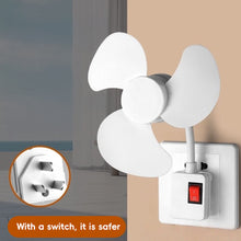 Load image into Gallery viewer, Flexible Fan with 360° Bendable Neck Space-Saving Plug-in Adjustable Direction &amp; Quiet Cooling for Dorm/Travel/Kitchen
