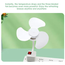 Load image into Gallery viewer, Flexible Fan with 360° Bendable Neck Space-Saving Plug-in Adjustable Direction &amp; Quiet Cooling for Dorm/Travel/Kitchen
