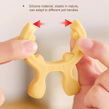 Load image into Gallery viewer, Silicone Deer Ear Pot Shovel Rack Home Kitchen Stove Anti Overflow Soup Spoon Kitchenware Placement Protective Shovel Rack Mobile Storage Rack
