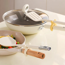 Load image into Gallery viewer, Silicone Deer Ear Pot Shovel Rack Home Kitchen Stove Anti Overflow Soup Spoon Kitchenware Placement Protective Shovel Rack Mobile Storage Rack

