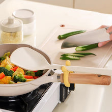 Load image into Gallery viewer, Silicone Deer Ear Pot Shovel Rack Home Kitchen Stove Anti Overflow Soup Spoon Kitchenware Placement Protective Shovel Rack Mobile Storage Rack
