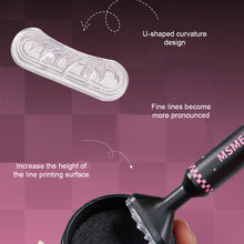 Load image into Gallery viewer, Eyelash Seal DIY Lower Lash Extension Stamp Silicone Makeup Tool for Beginner Convenient Natural Lower Eyelash Artifact Eyeliner
