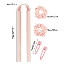 Load image into Gallery viewer, Heatless Curling Rod Plush Head Hair Curler Wave Form Curl Rod Sponge Curling Bouncy Curling Hair Hair Rollers
