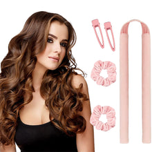 Load image into Gallery viewer, Heatless Curling Rod Plush Head Hair Curler Wave Form Curl Rod Sponge Curling Bouncy Curling Hair Hair Rollers
