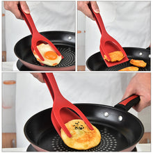 Load image into Gallery viewer, 2-in-1 High Temperature Resistance Pancake Toasted Bread Fried Egg Clip Flipping Shovel Kitchen Tool Shovel Beef Steak Shove
