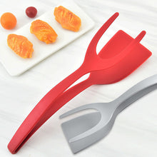 Load image into Gallery viewer, 2-in-1 High Temperature Resistance Pancake Toasted Bread Fried Egg Clip Flipping Shovel Kitchen Tool Shovel Beef Steak Shove
