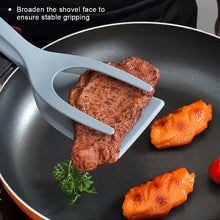 Load image into Gallery viewer, 2-in-1 High Temperature Resistance Pancake Toasted Bread Fried Egg Clip Flipping Shovel Kitchen Tool Shovel Beef Steak Shove
