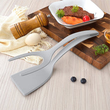 Load image into Gallery viewer, 2-in-1 High Temperature Resistance Pancake Toasted Bread Fried Egg Clip Flipping Shovel Kitchen Tool Shovel Beef Steak Shove
