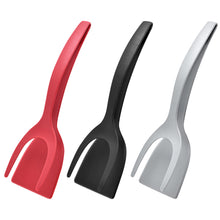 Load image into Gallery viewer, 2-in-1 High Temperature Resistance Pancake Toasted Bread Fried Egg Clip Flipping Shovel Kitchen Tool Shovel Beef Steak Shove
