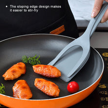 Load image into Gallery viewer, 2-in-1 High Temperature Resistance Pancake Toasted Bread Fried Egg Clip Flipping Shovel Kitchen Tool Shovel Beef Steak Shove
