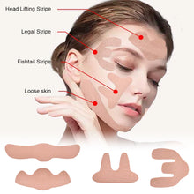 Load image into Gallery viewer, Facial Muscle Patch Facial Elasticity Lifting Special Adhesive Bandage Intramuscular Effect Patch Kawasaki Pattern Nasolabial Tape
